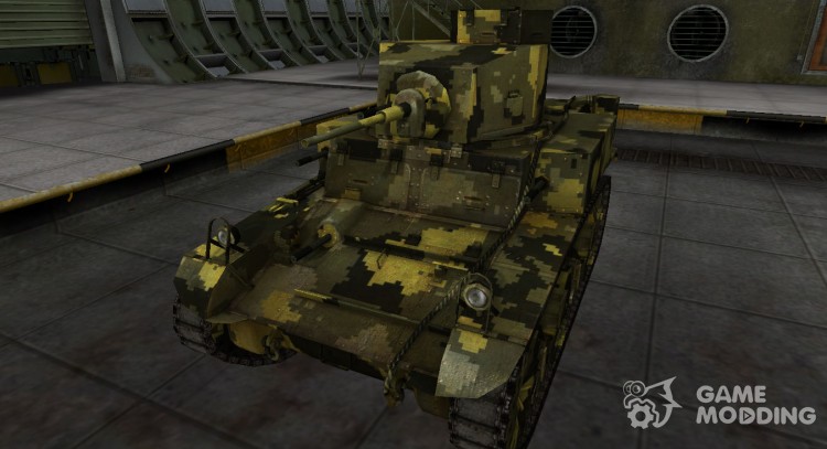 Камуфлированный skin para el M3 stuart para World Of Tanks