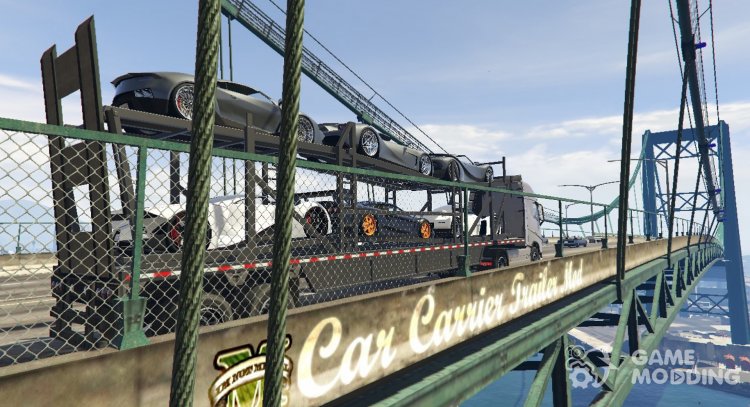 Car Carrier Trailer Mod 1.2 for GTA 5