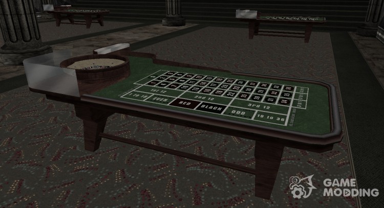 HD tables for casino for GTA San Andreas