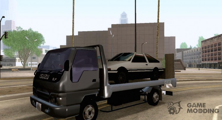 Isuzu Elf Safety Loader Truck for GTA San Andreas