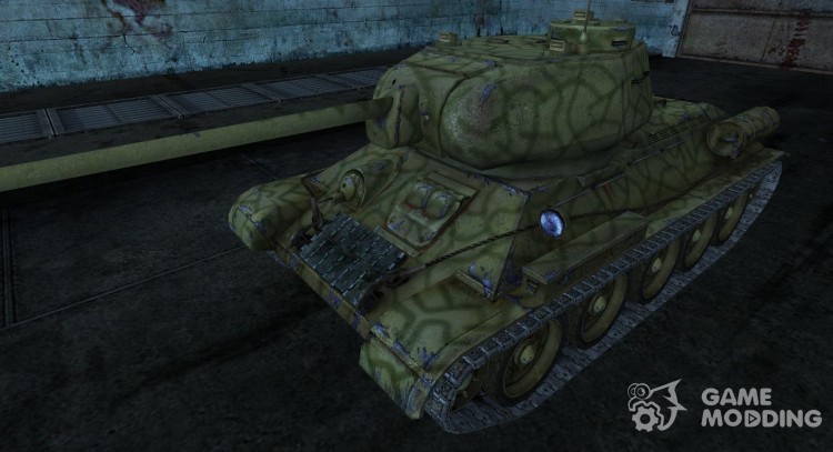 T-34-85 YnepTbli para World Of Tanks