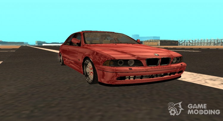BMW 530 d Red Black for GTA San Andreas
