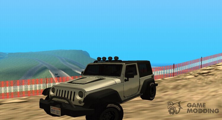 Jeep Wrangler Lowpoly для GTA San Andreas