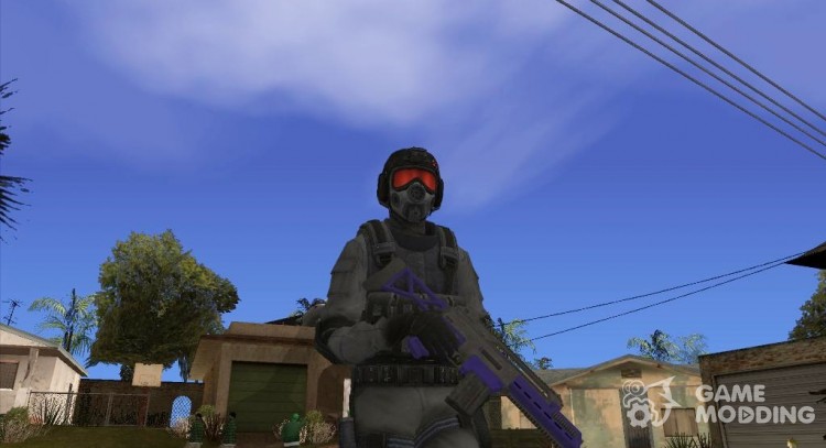 Skin HD Umbrella Soldier v1 for GTA San Andreas