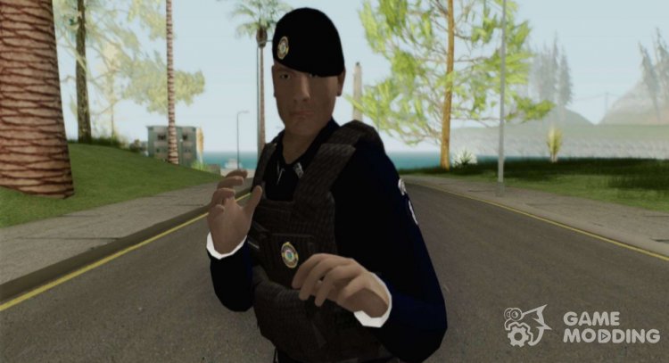 Brazilian Police Skin V2 для GTA San Andreas