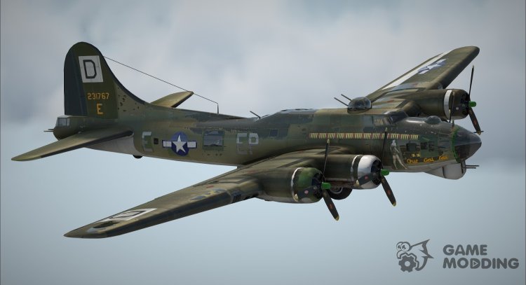 Fortaleza voladora Boeing B-17G para GTA San Andreas