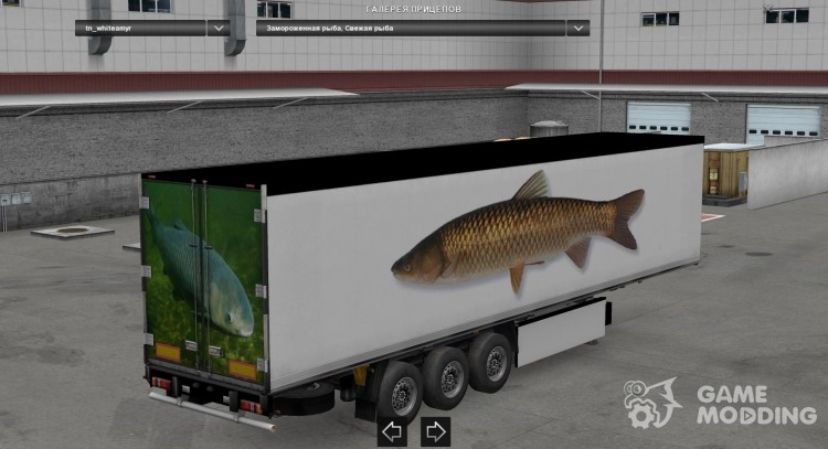 Fish Trailers Pack v 1.1 для Euro Truck Simulator 2