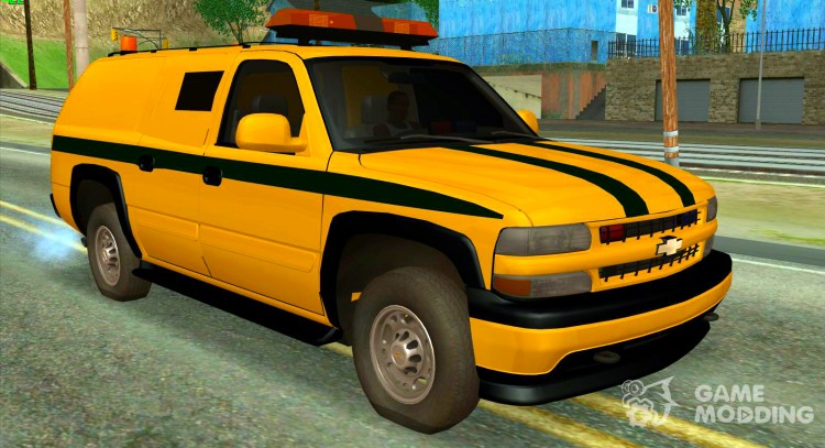 Chevrolet Suburban Инкаccаторский для GTA San Andreas