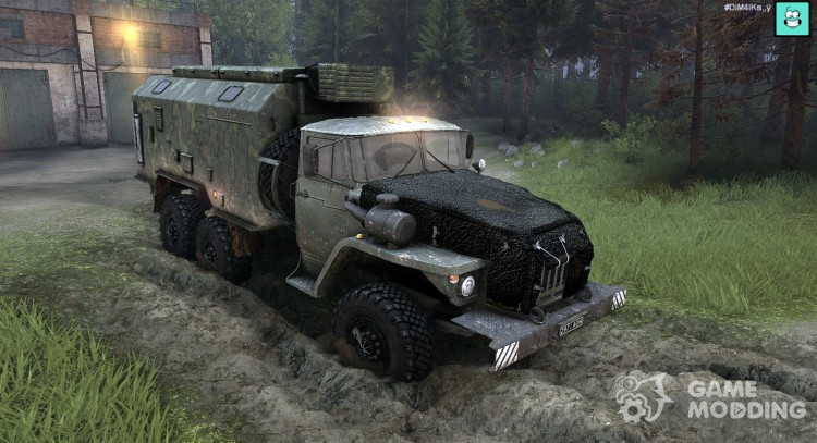 New wheels for the Ural and Insulation for Spintires 2014