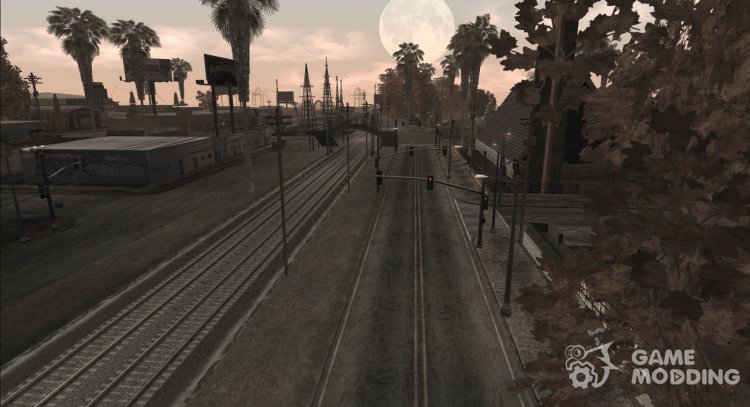 HQ Realistic road 2.0 (Mod Loader) for GTA San Andreas