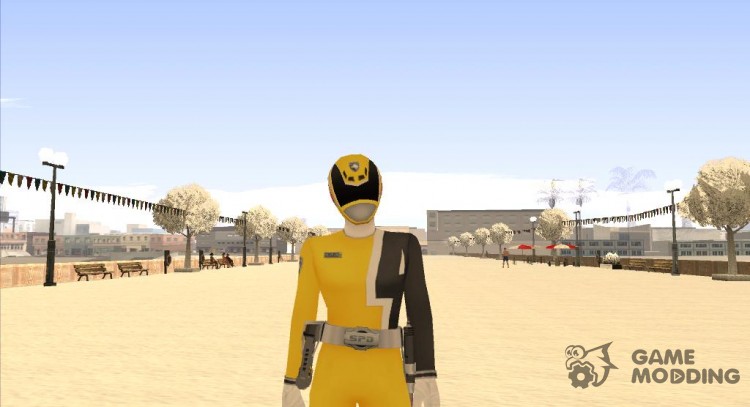 Power Rangers RPM Yellow для GTA San Andreas
