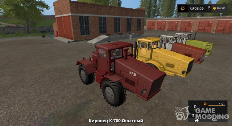 A-700 Кировец Temprano en la edición de la versión 1.0.0.1 para Farming Simulator 2017
