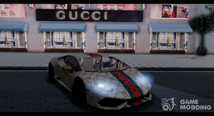 Lamborghini Huracan 2014 Gucci style для GTA San Andreas