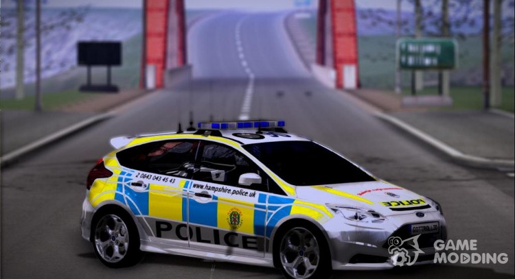 2013 Ford Focus ST British Hampshire Police for GTA San Andreas