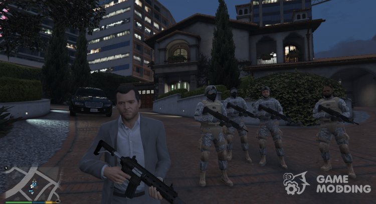 Личная армия (активный телохранителей дружин и команд) 1.5.0 для GTA 5