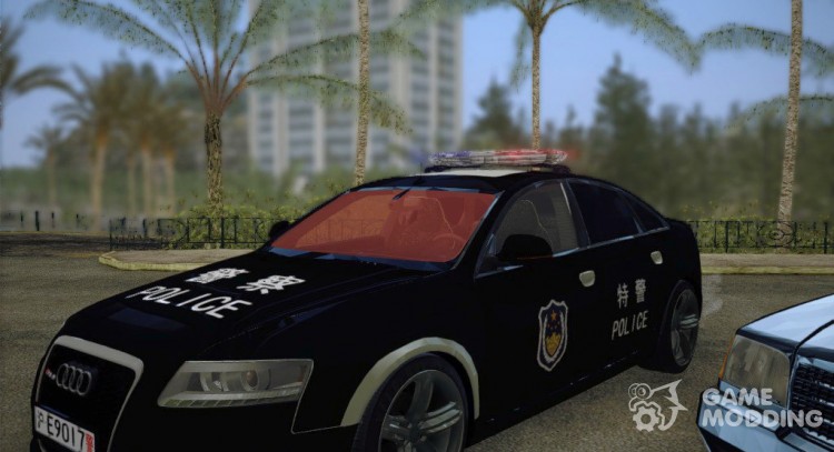 Audi RS6 Chinese Police para GTA San Andreas