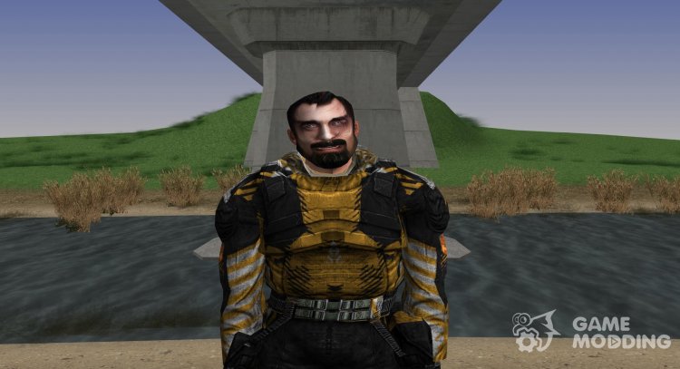Miembro de la agrupación de Caos con un aspecto único de S. T. A. L. K. E. R v.5 para GTA San Andreas