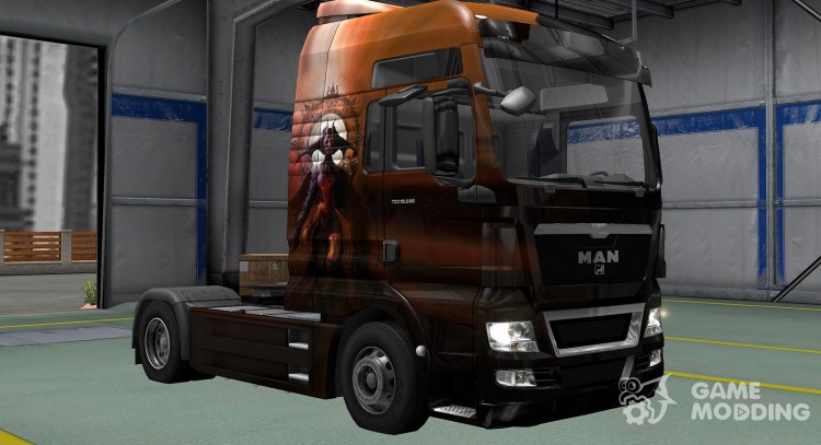 El skin de Gluttony para MAN TGX para Euro Truck Simulator 2