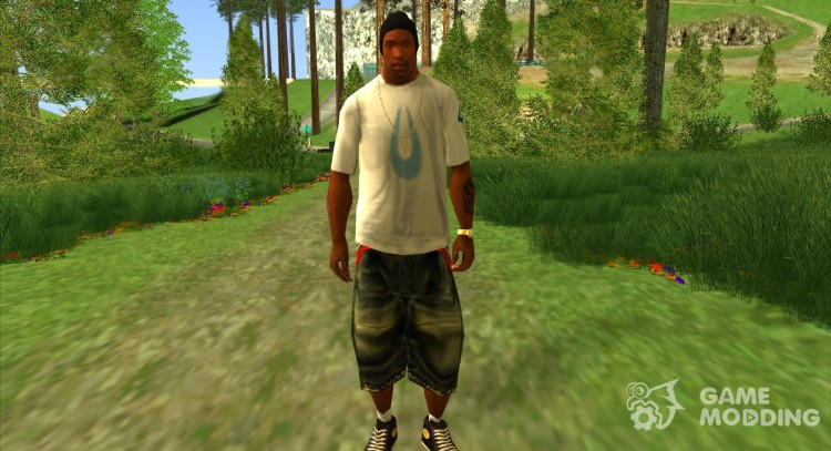 The BIG Makaveli Short Jeans для GTA San Andreas