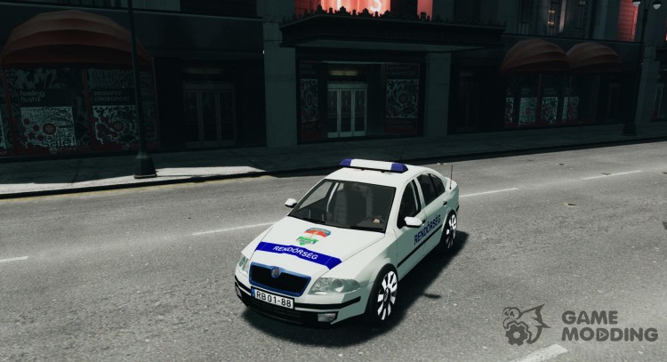 Skoda Octavia 2005 policía Húngaro para GTA 4