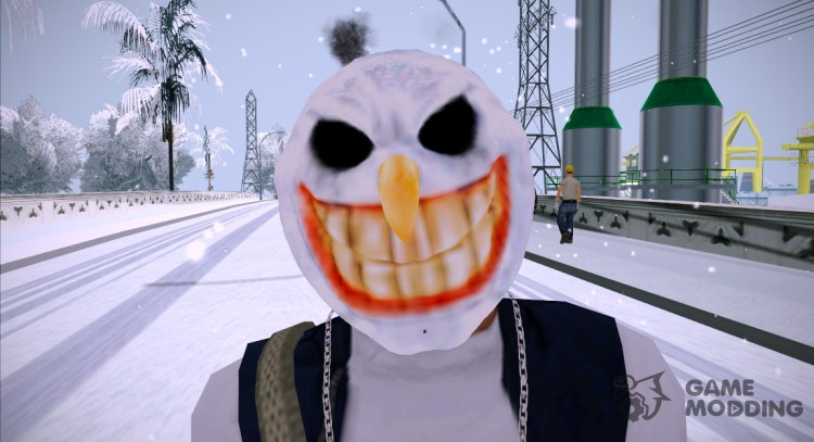 Mask of muñeco de nieve (GTA Online) para GTA San Andreas