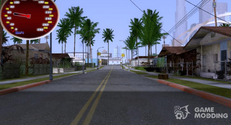 Новый Спидометр V.2 Aka для GTA San Andreas
