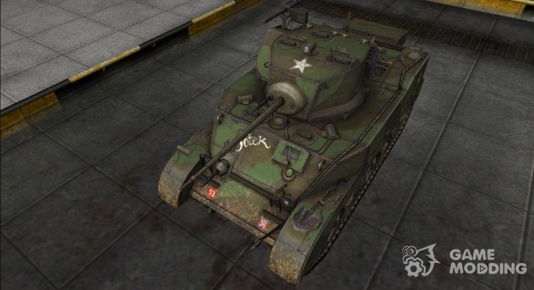 Шкурка для M5 Stuart для World Of Tanks