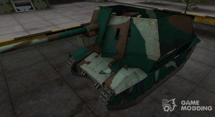 French bluish skin for FCM 36 Pak 40 for World Of Tanks
