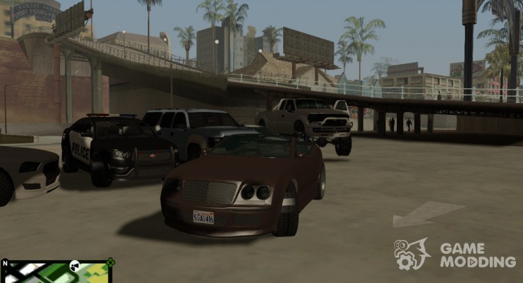 Pak de los coches de gta 5 v.2 para GTA San Andreas