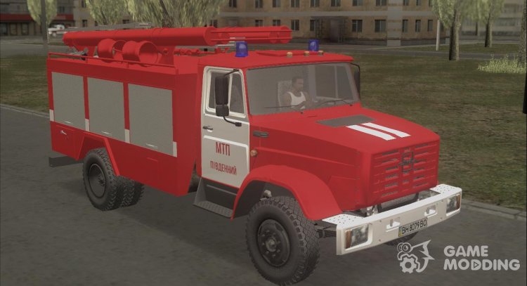 Пожарный ЗиЛ-43291 АЦ-40 63 Б для GTA San Andreas