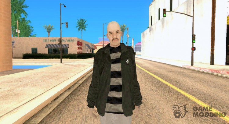 Bald character для GTA San Andreas