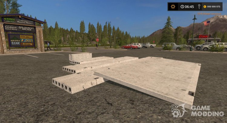 Concrete slab for Farming Simulator 2017