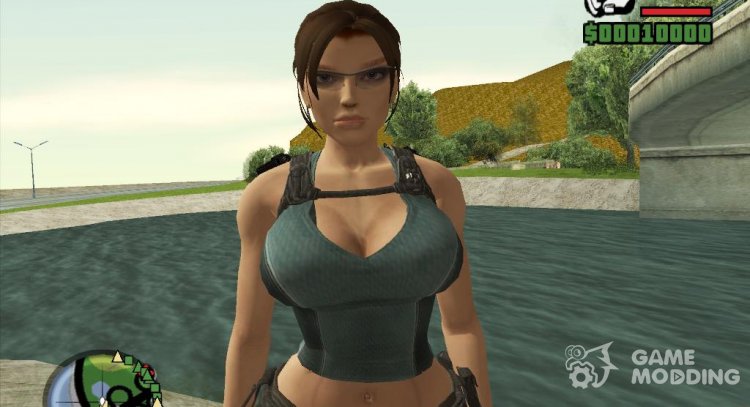 Sexy Lara Croft Big Boobs для GTA San Andreas
