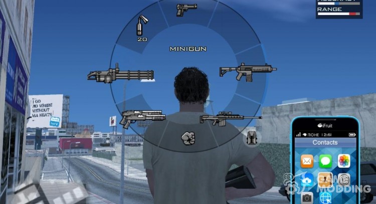 GTA Online HUD v3 2016 (Low PC) for GTA San Andreas