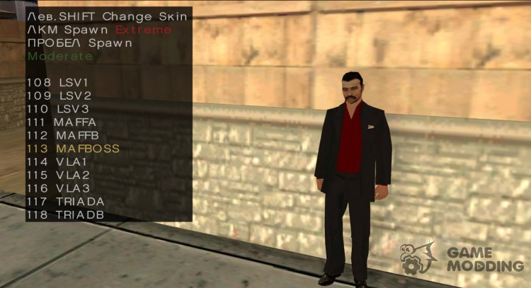 Russian mafia mafboss for GTA San Andreas