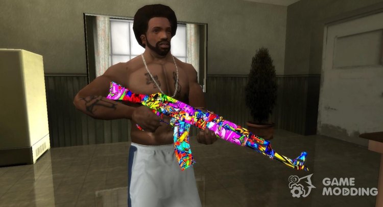 AK47 is Incarnated for GTA San Andreas