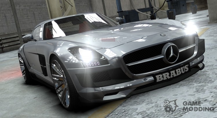 El Mercedes-Benz SLS 2011 AMG Brabus Widestar para GTA 4