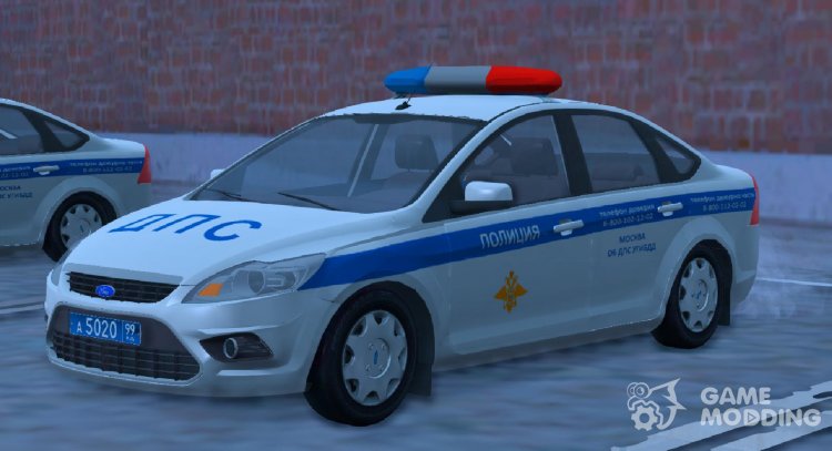 Ford Focus 2 Policía / SOBRE DPS ugibdd (2012-2014) para GTA San Andreas