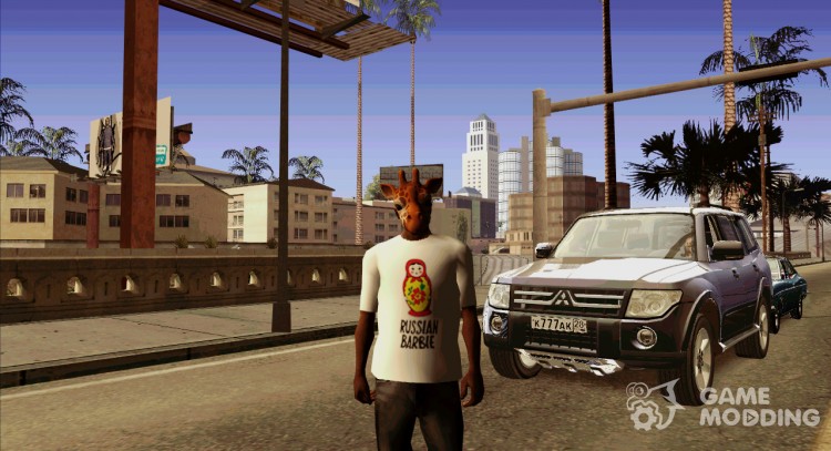 La camiseta de muñeca Rusa para GTA San Andreas