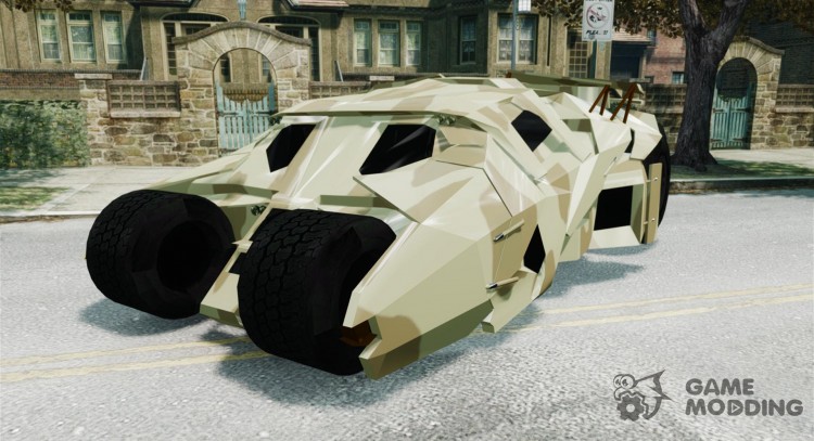 Batman Tumbler Army HQ Retextured for GTA 4