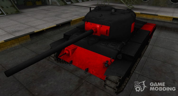 Negro y rojo de la zona de ruptura del T20 para World Of Tanks