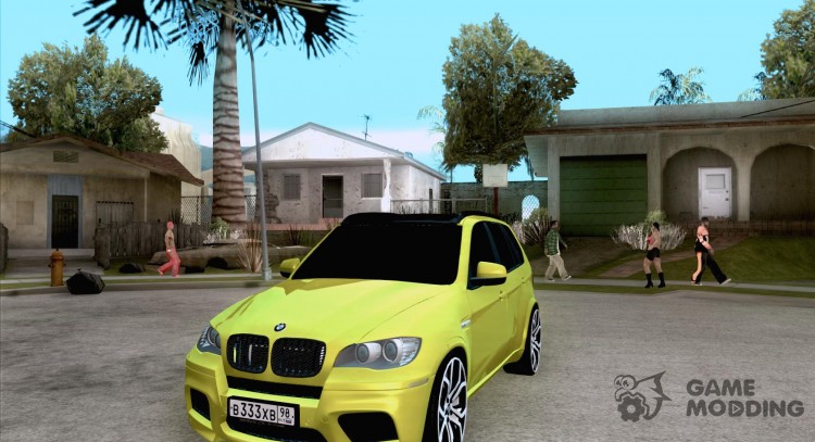 BMW X5M oro para GTA San Andreas