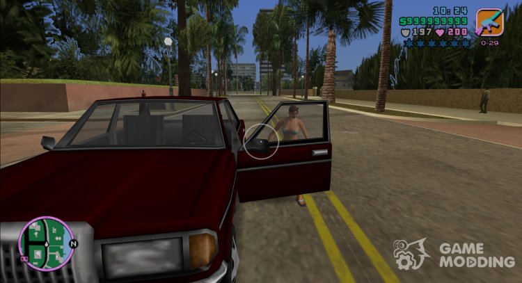 Drivers react to guns for GTA Vice City