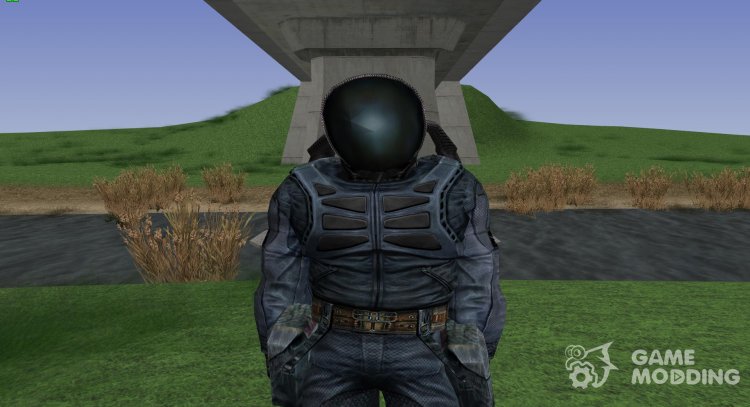 A member of the group the guardians of the Zone in a scientific suit of S. T. A. L. K. E. R V. 1 for GTA San Andreas