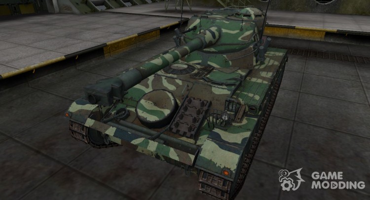 Skin with Camo AMX 13 75 for World Of Tanks