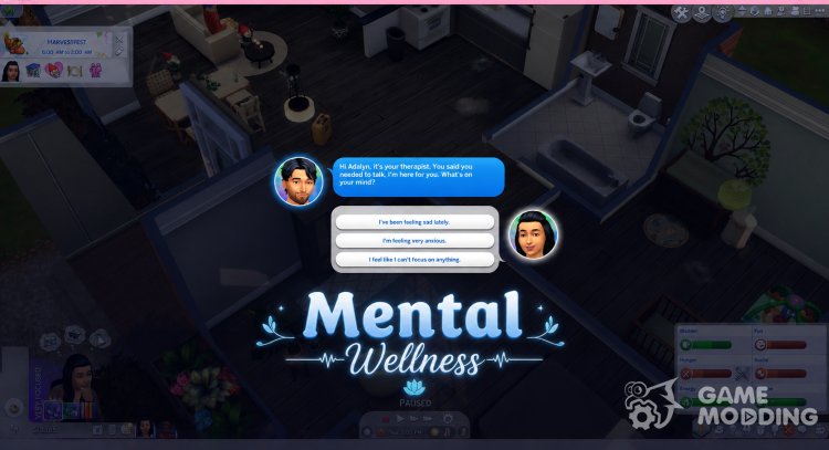 Bienestar Mental para Sims 4