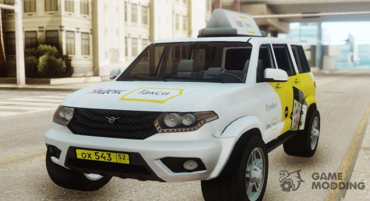 UAZ Patriot Yandex taxi para GTA San Andreas