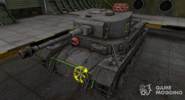 Контурные зоны пробития VK 30.01 (P) для World Of Tanks