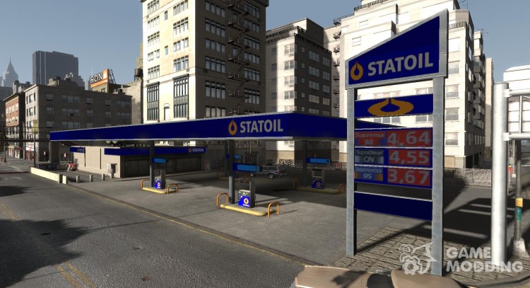 Statoil Petrol Station для GTA 4