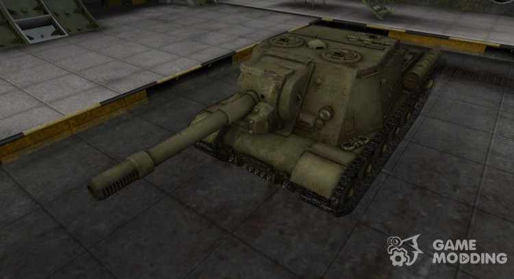 Emery cloth for ISU-152 in rasskraske 4BO for World Of Tanks